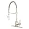 Gourmetier LS8778CTL Continental Single-Handle Pre-Rinse Kitchen Faucet, Nickel LS8778CTL - alternate 1